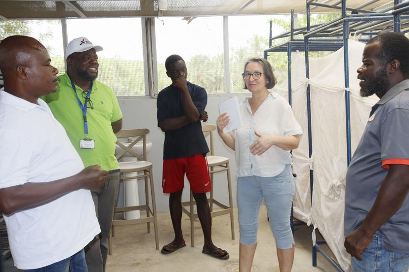 The IITA BBEST Project and BNARI backstop BSF larvae producers. 
