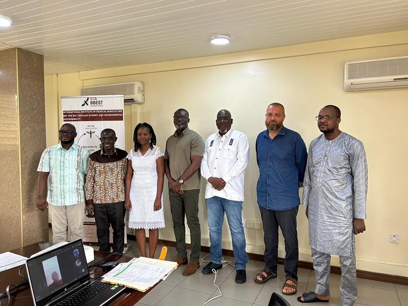 Ghana: Norad visists the IITA BBEST Project. 