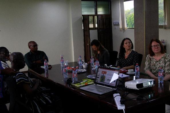 Ghana: State Secretaty of the Ministry of International Development for Norway visits the IITA BBEST Project.